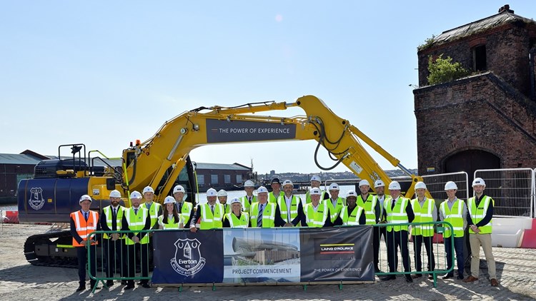 EVERTON BREAKS GROUND ON NEW STADIUM PROJECT