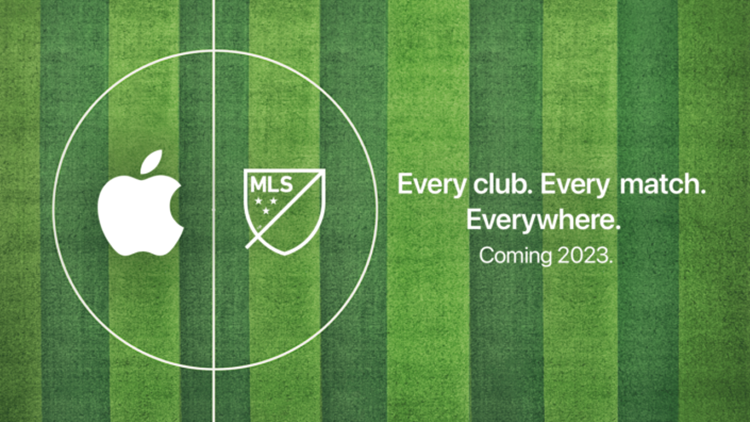 APPLE SECURES MAJOR LEAGUE SOCCER BROADCASTING PARTNERSHIP